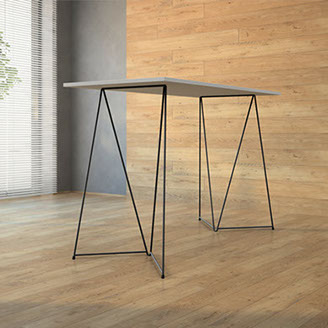 Caballetes de hierro para mesa Nómade