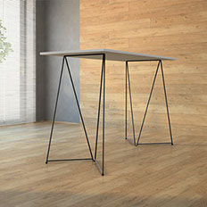 Caballetes de hierro para mesa Nómade