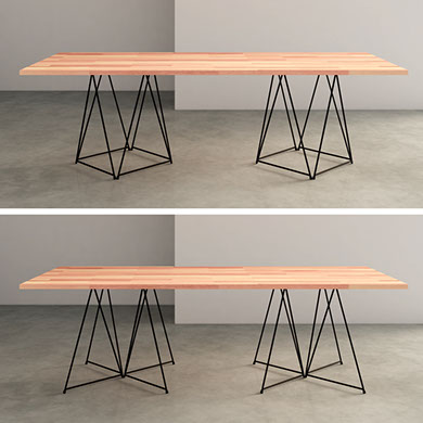 Caballetes para mesa Nómade