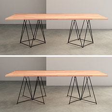 Caballetes para mesa Nómade