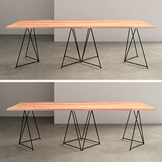 Caballetes para mesa Nómade